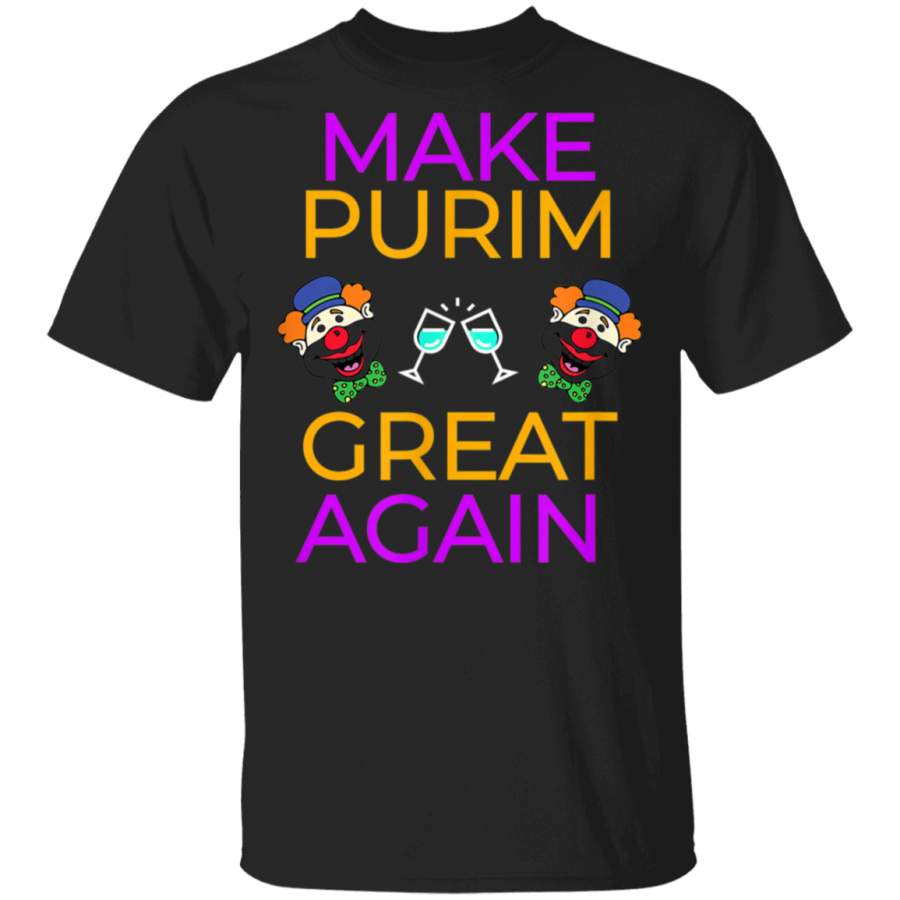 Funny Make Purim Great Again shirt Purim Party Costume Tee TShirt