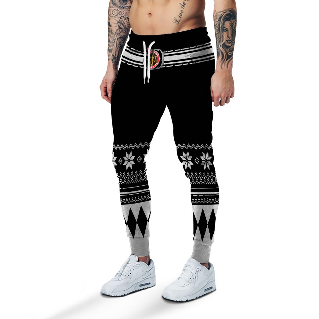 Casespring 3D Black Power Ranger Custom Sweatpants