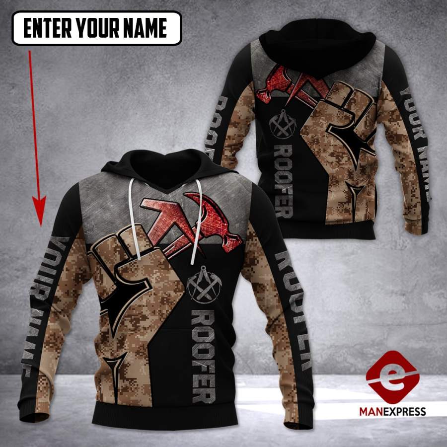 VH CUSTOMIZE ROOFER 1612 3D ALL PRINT HOODIE