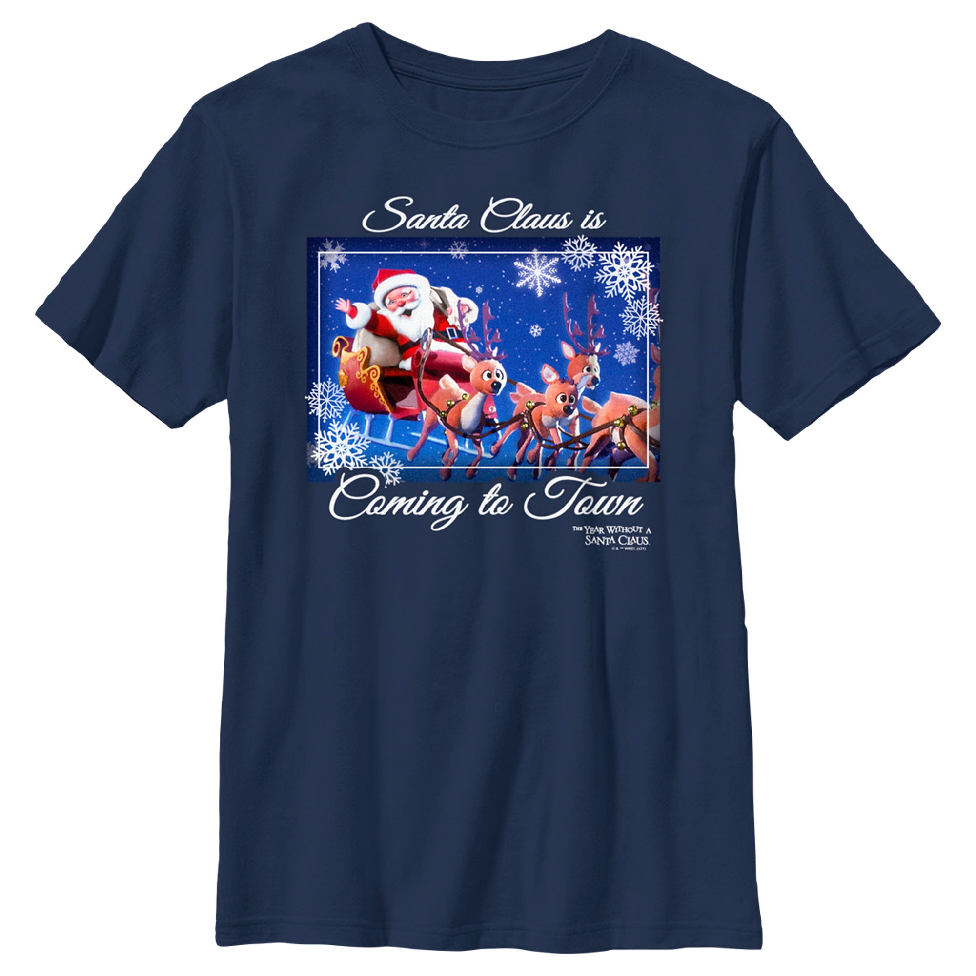 The Year Without A Santa Claus Boy’S Santa Claus Is Coming To Town  T-Shirt