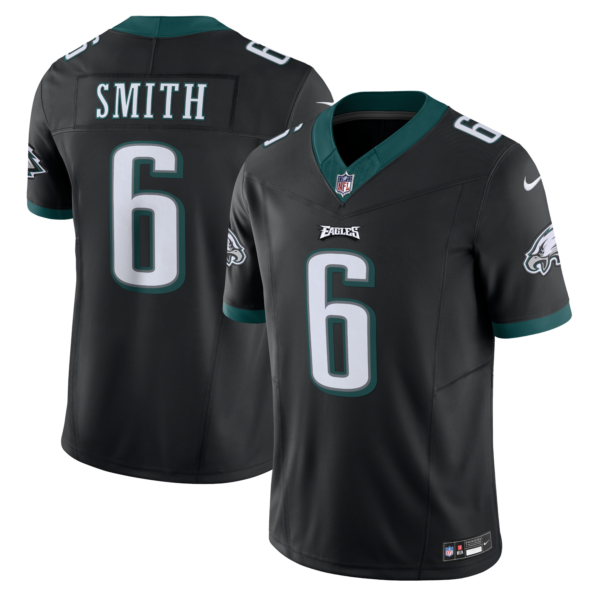 Men’s Philadelphia Eagles DeVonta Smith Black Vapor F.U.S.E. Limited Jersey