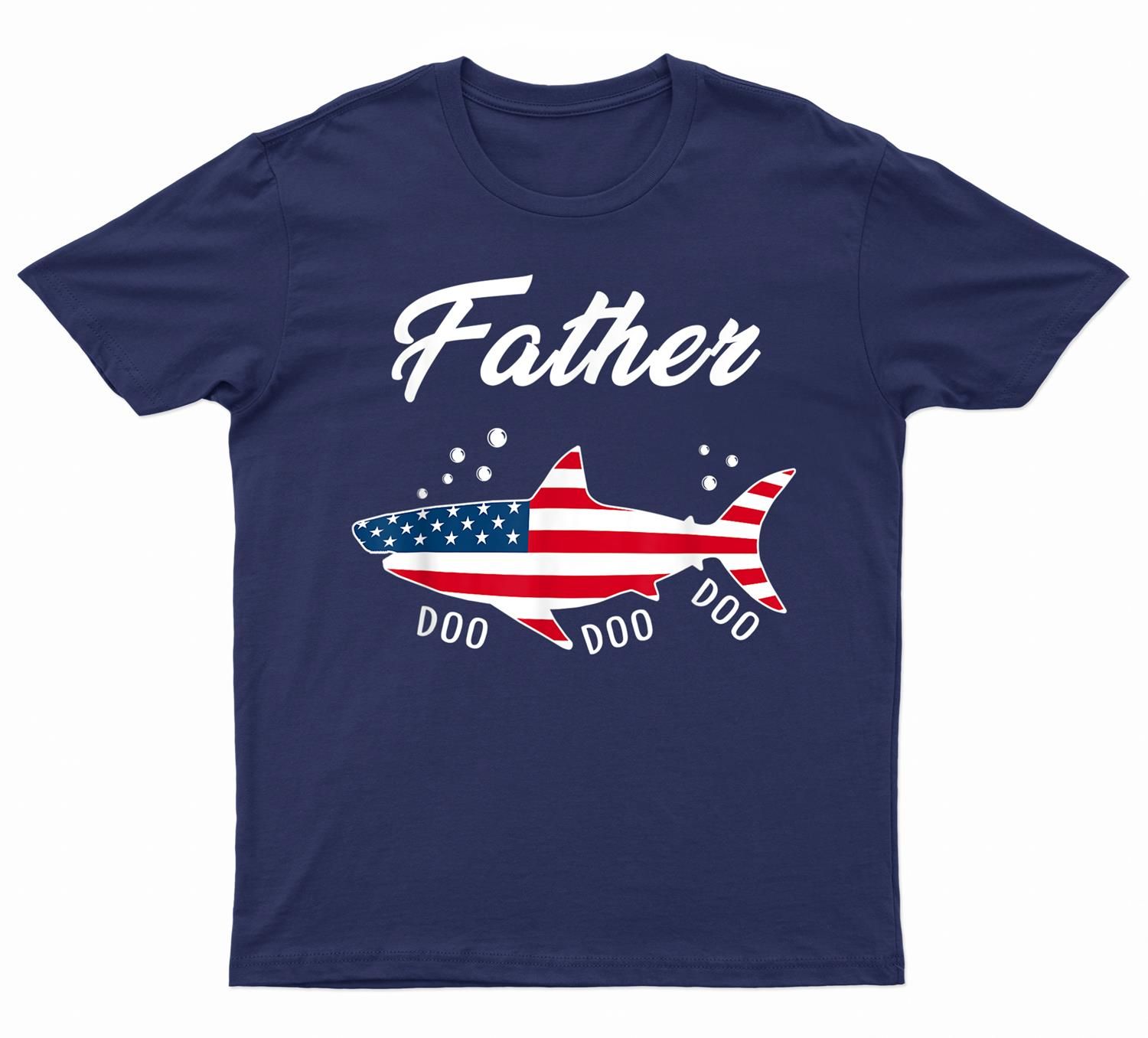 Mens American Flag Father Shark Patriotic 4th Of July T T Shirt Podoshirt 