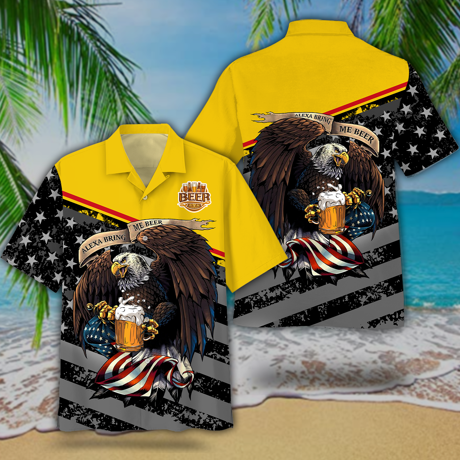 Famille Eagles Beer Hawaii Shirt Ha28389