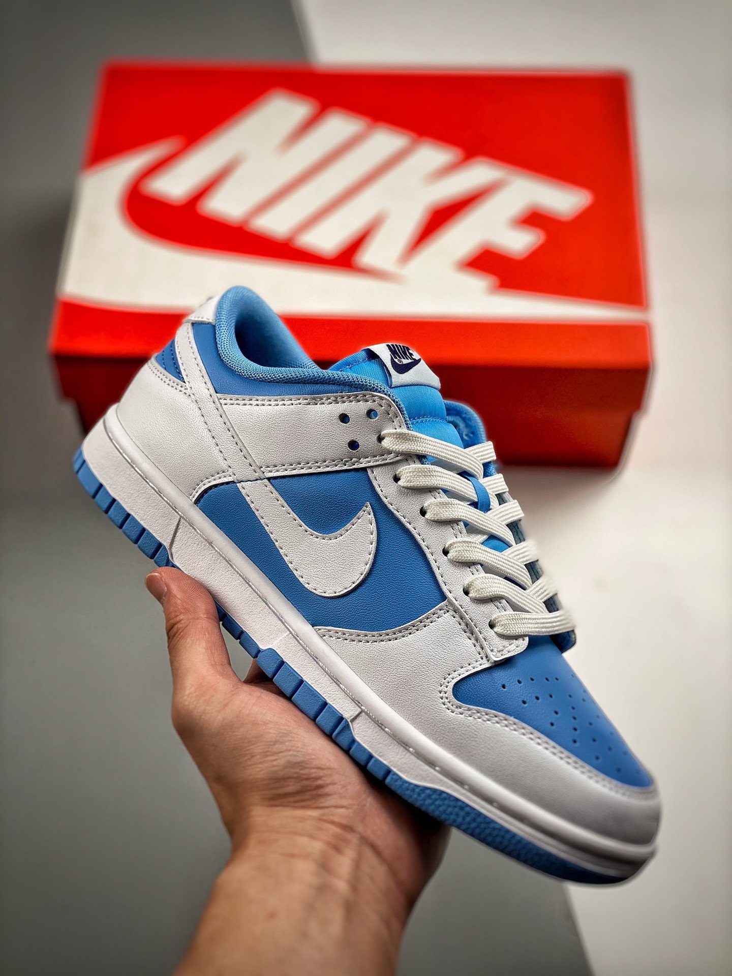 Nike Dunk Low ‘Reverse UNC’ University BlueWhite-Royal Blue 5339430