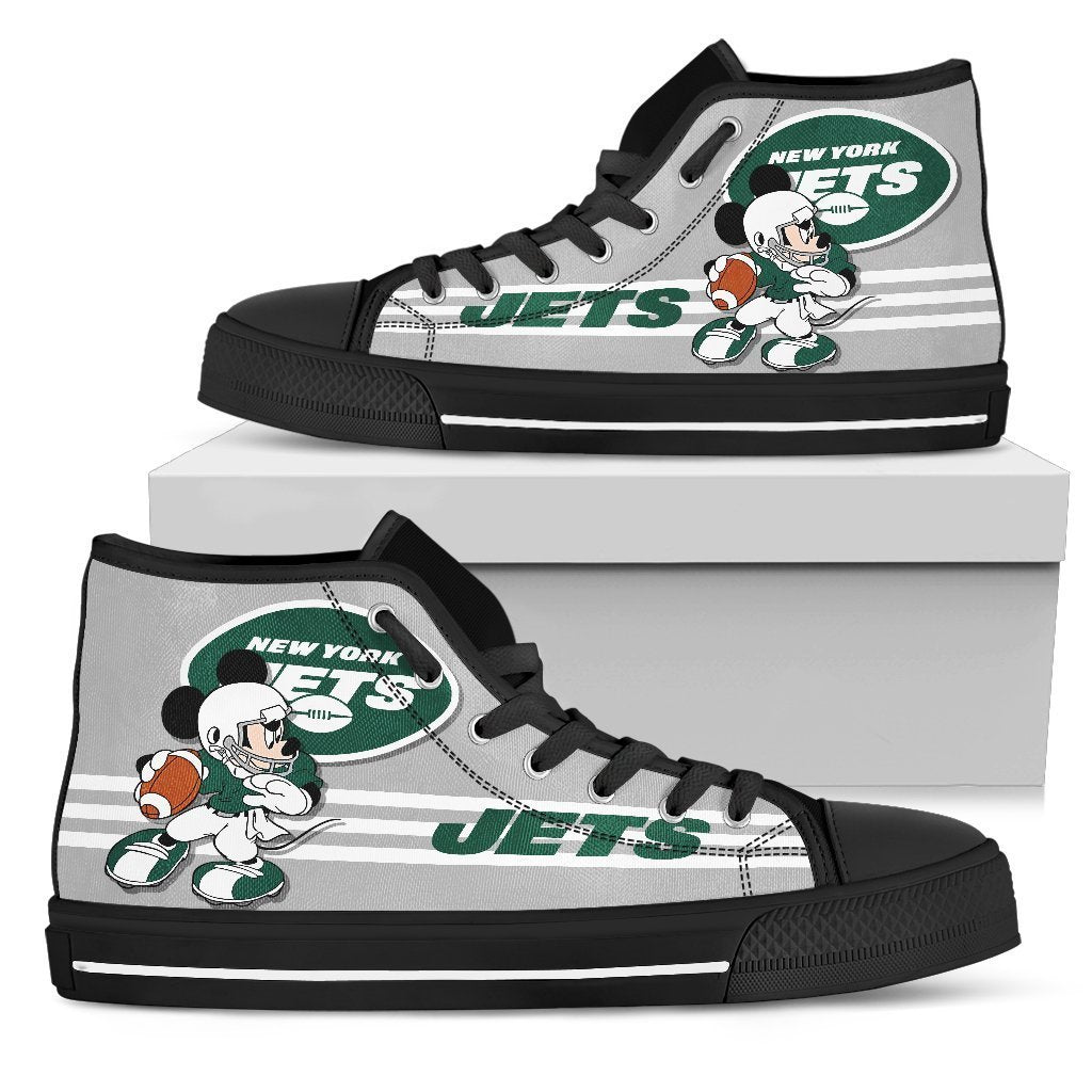 New York Jets Sneakers High Top Shoes Fan Gift Pt19