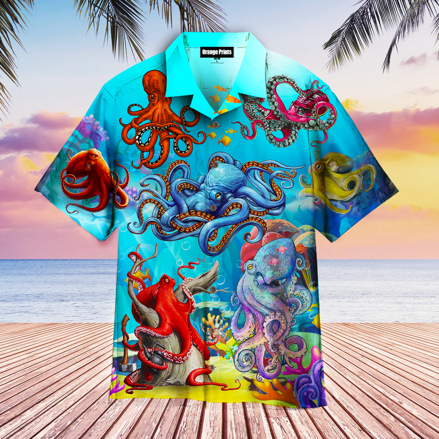 Octopus Protect Ocean Hawaii Shirt For Men Women Ha13527