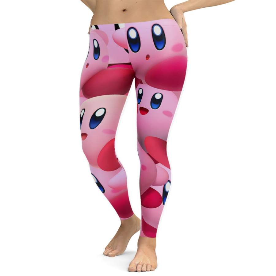 Kirby Super Smash Bros Leggings