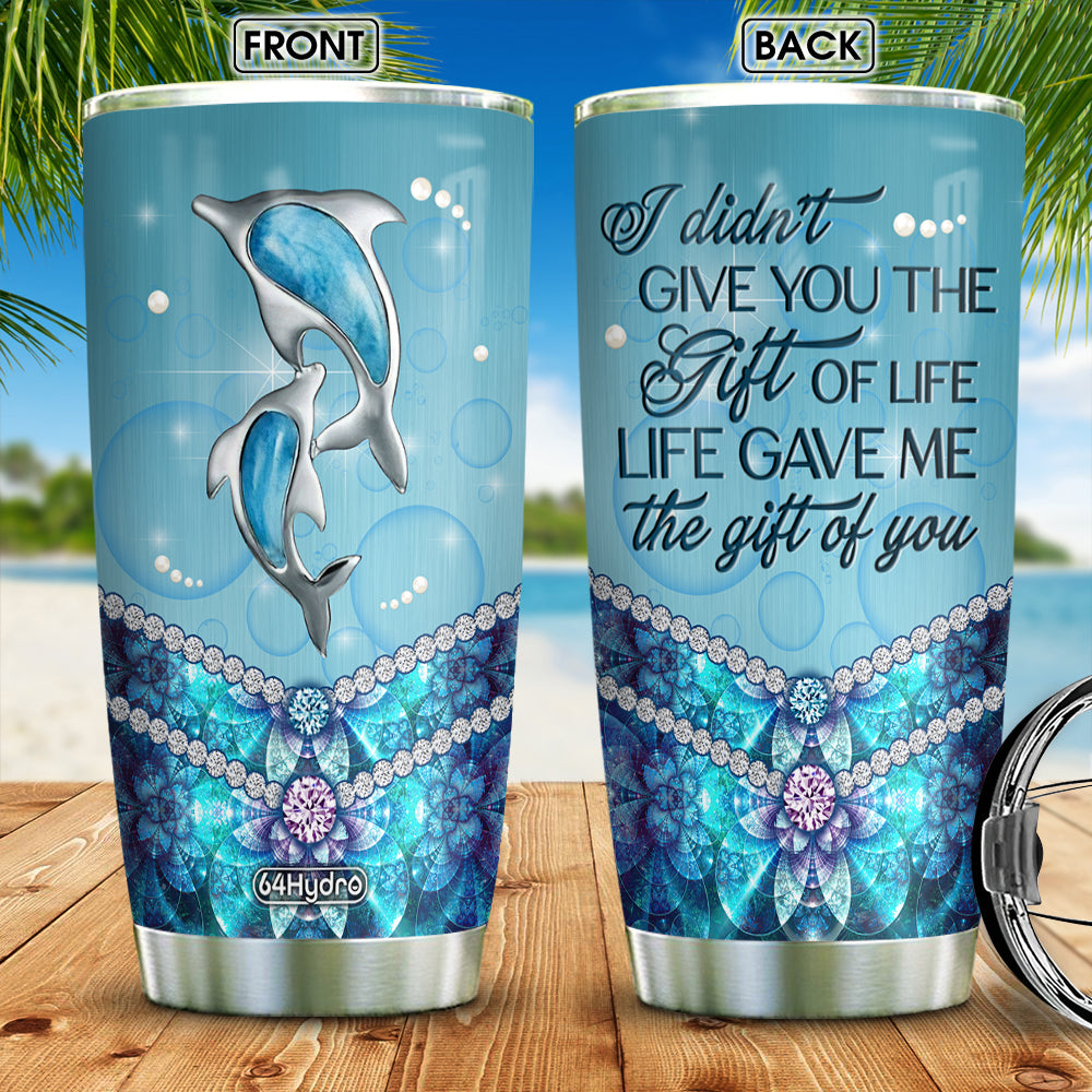 Dolphin Couple Jewelry Style Thaz1211002Z Stainless Steel Tumbler