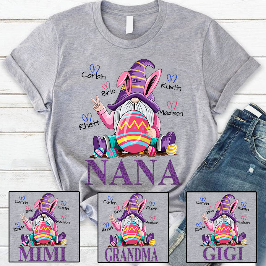 Nana Gnomes Bunny Cute T-Shirt