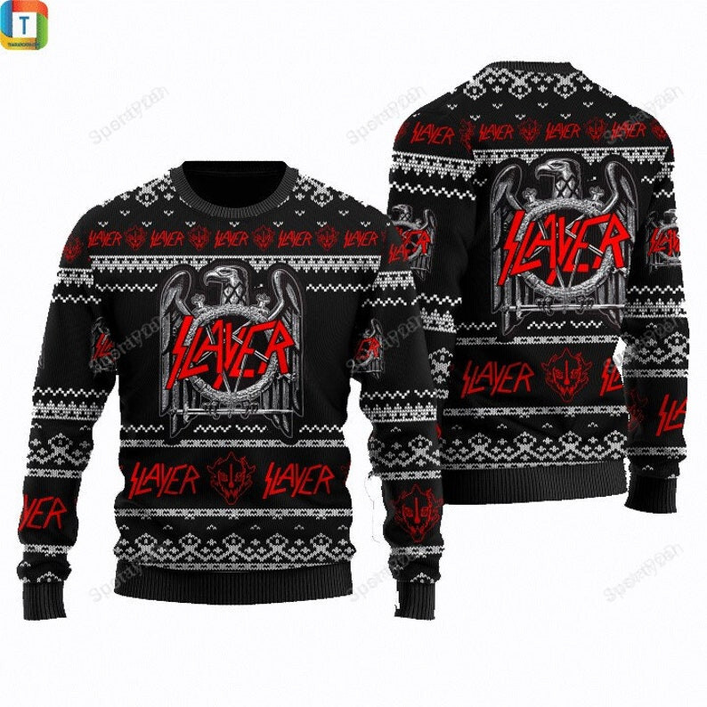 Slayer Christmas Sweater T-Shirt