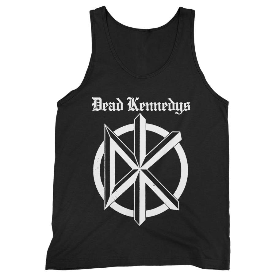 Dead Kennedys Distressed Old English Logo Man’s Tank Top