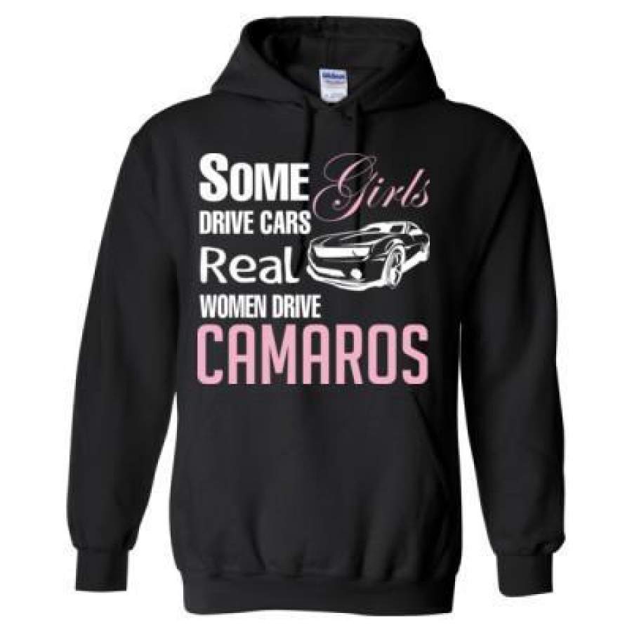 AGR Some Girls Drive Cars Real Women Drive Camaros – Heavy Blend™ Hooded Sweatshirt