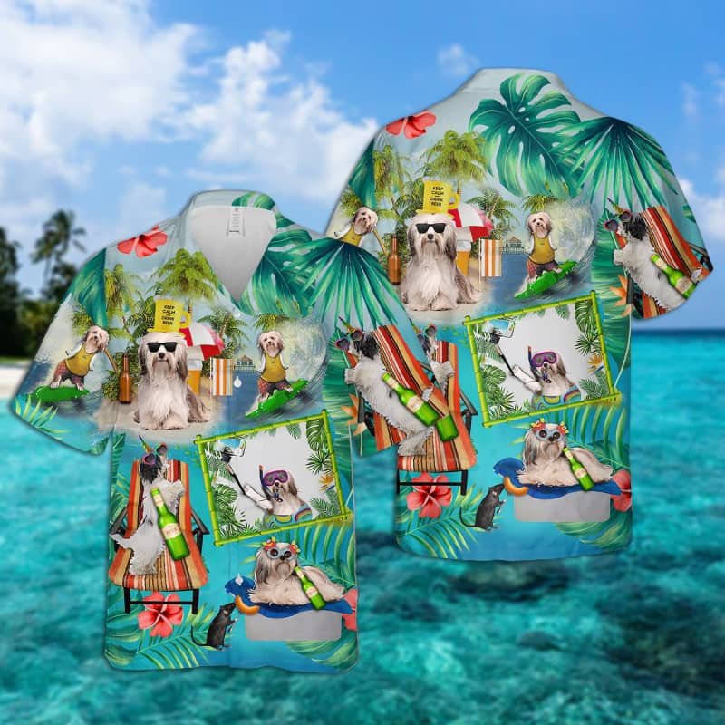 Felacia Havanese Surfing Hawaii Shirt Ha2043