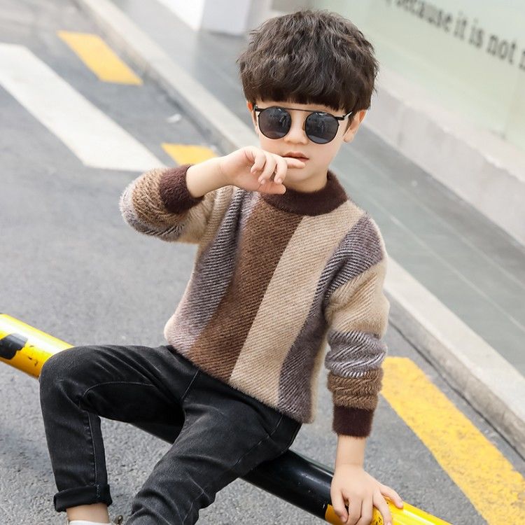 Children’s sweater Winter New Cotton Clothing Sweater teenage boys Sweater Children’s clothing fall knit sweater 10 12 14 years alx