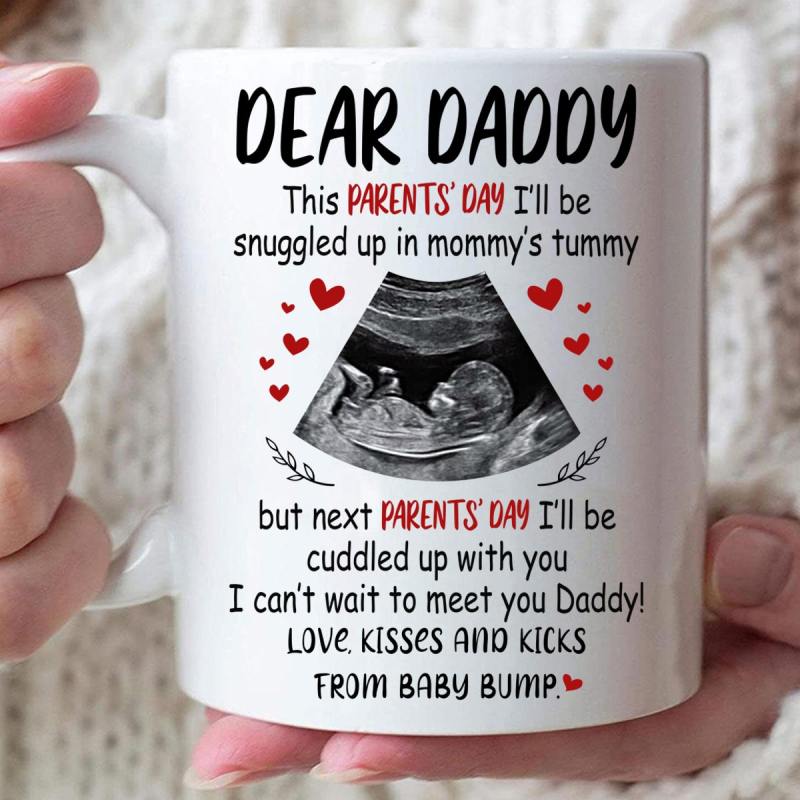 Personalized Gift For Dad To Be Next Parent’S Day I’Ll Be Cuddled Up With You Mug