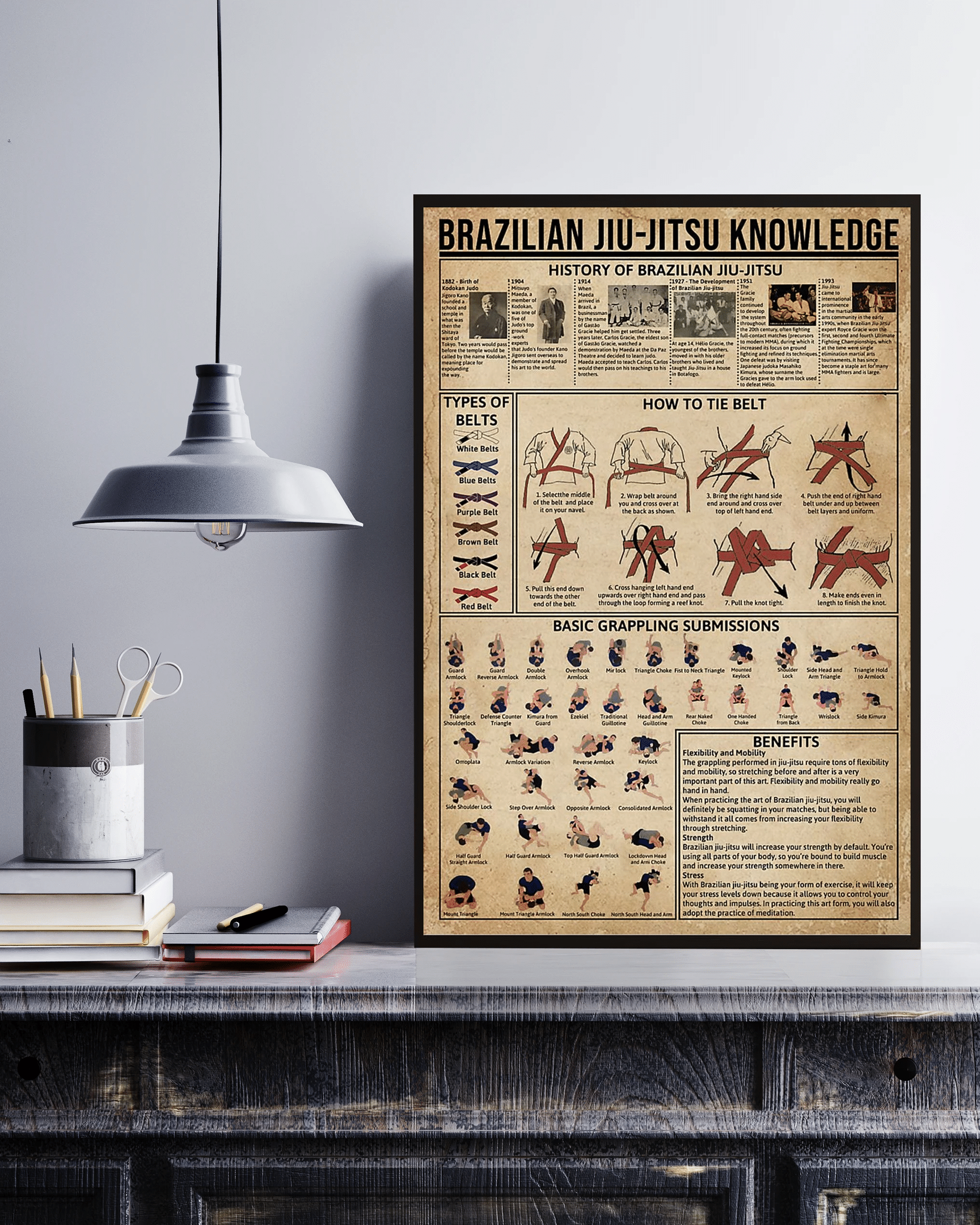 Brazilian Jiu Jitsu Knowledge Canvas