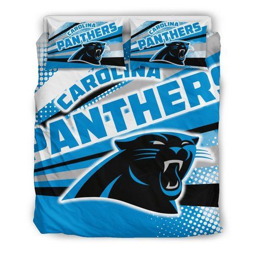 Colorful Shine Amazing Carolina Panthers 3D Duvet Cover Bedding Sets