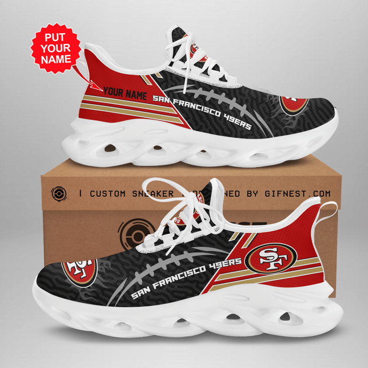 San Francisco 49Ers Yezy Running Sneakers Art 1783