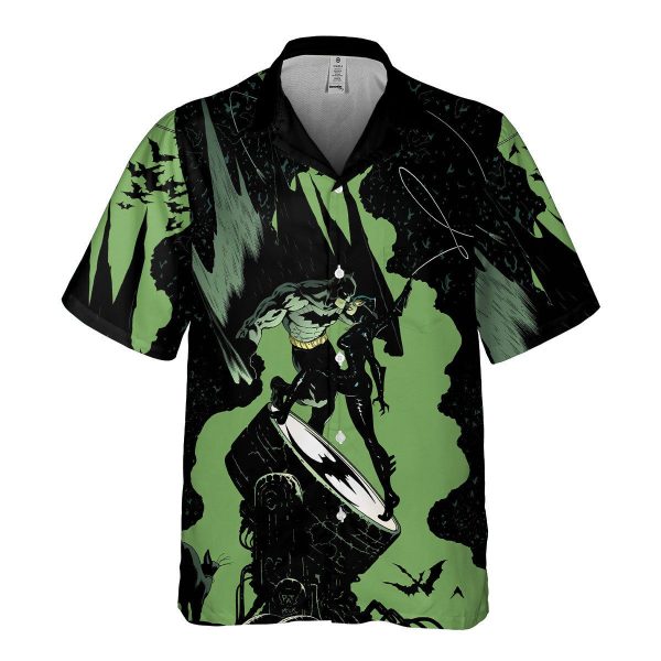 Batman And Catwoman Battle Hawaiian Shirt Summer Beach Clothes Outfit For Men Women Nd