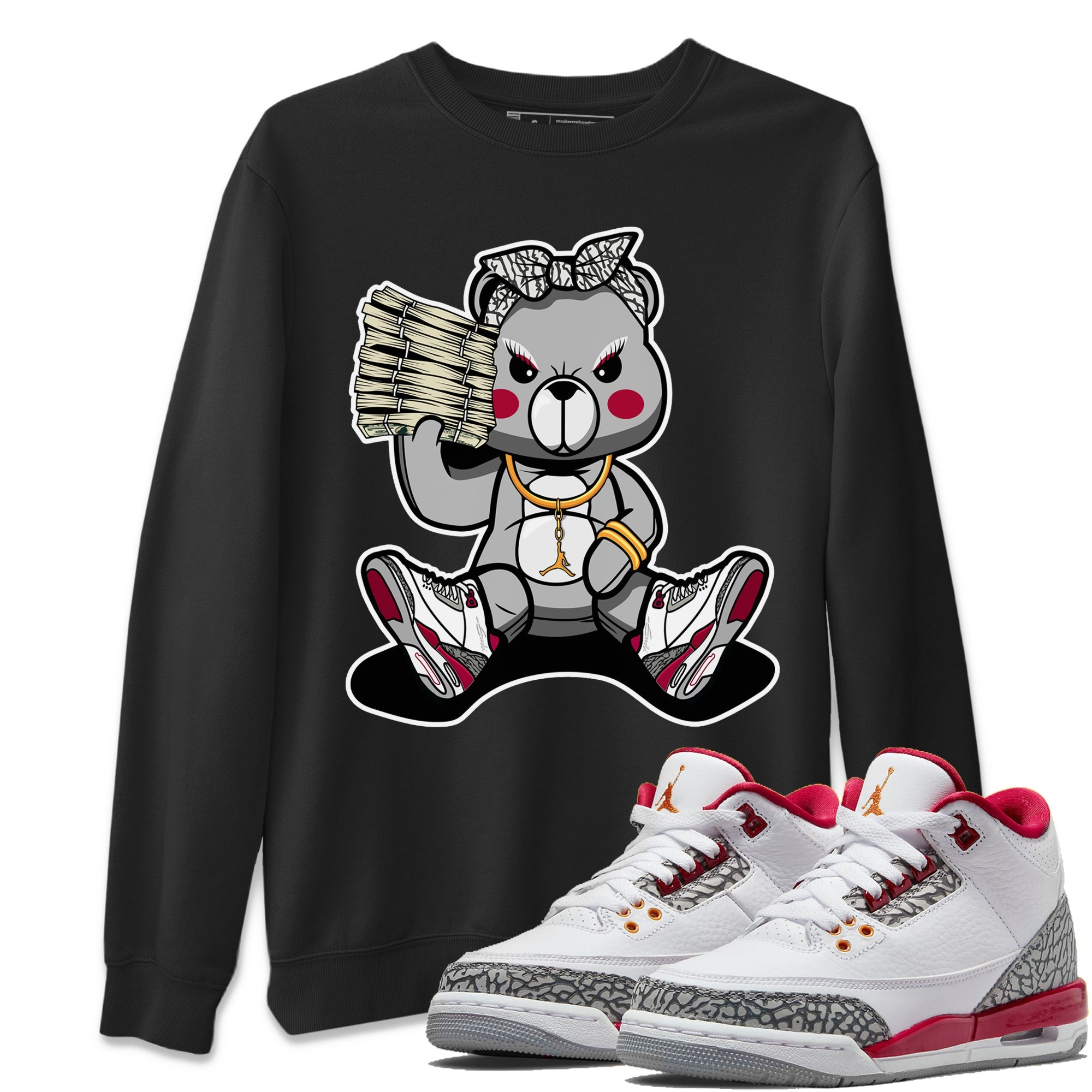 Bad Baby Bear Sweatshirt – Air Jordan 3 Cardinal