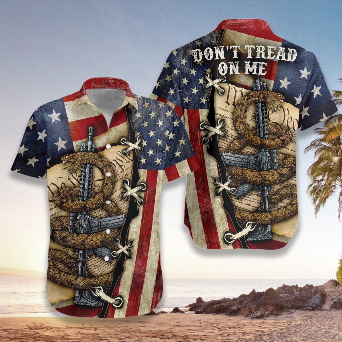 American Flag Hawaiian Shirt | For Men & Women | Adult | Hw5839