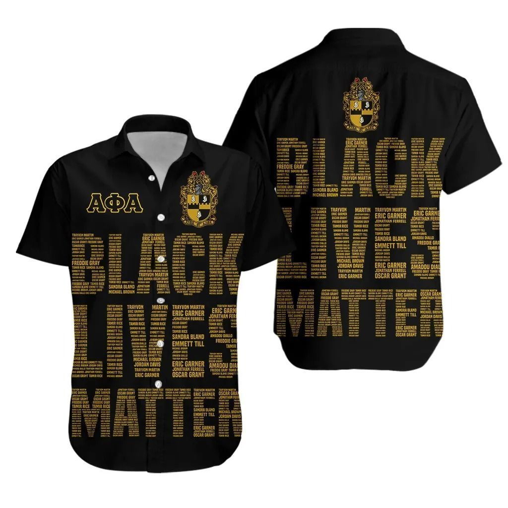 Africa Zone Shirt – Alpha Phi Alpha Fraternity Black Lives Matter Short Sleeve Shirt J5