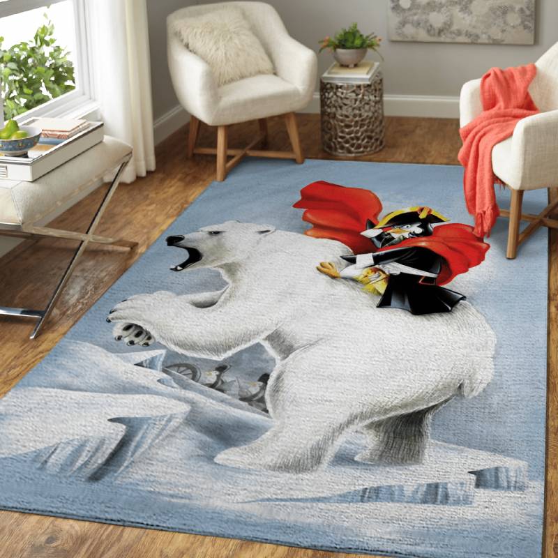 Penguin crossing the North Pole – Animals Area Rug Carpet