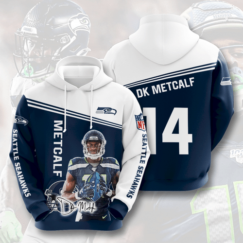 SEATTLE SEAHAWKS DK Metcalf 3D Hoodie For Men For Women,  Personalized Trending Gift