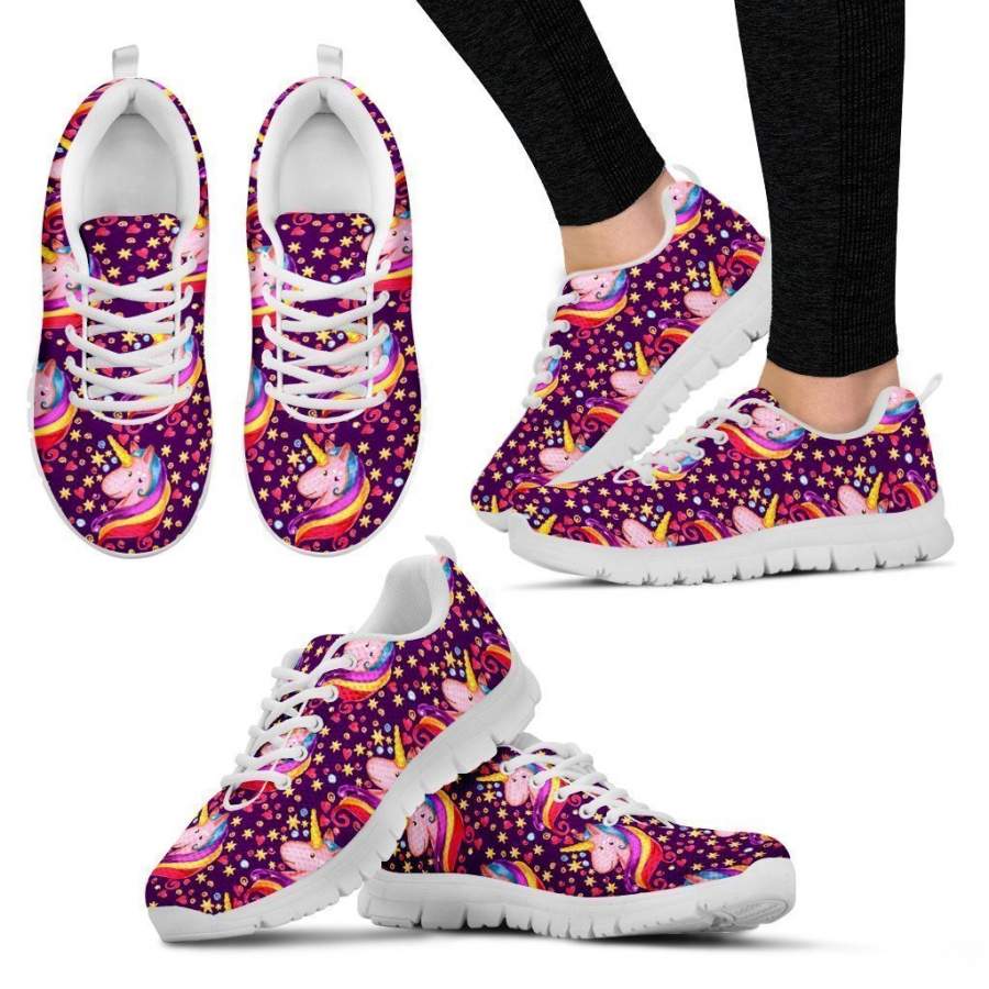 Unicorn and Stars Women’s Sneakers