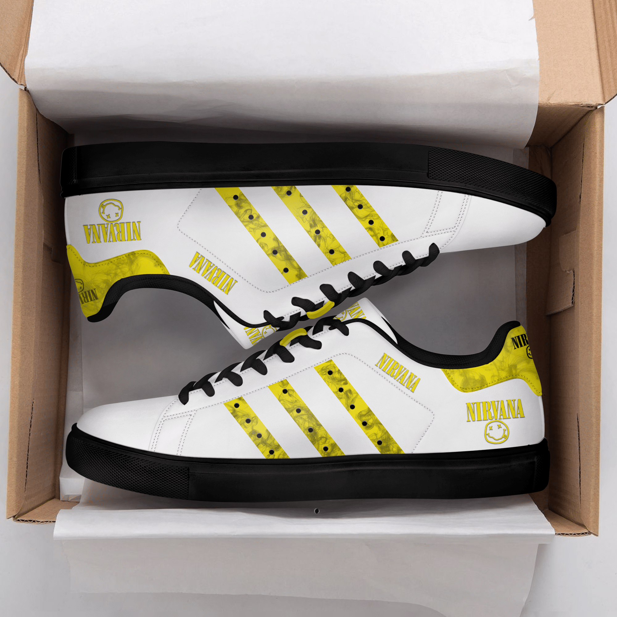 Nirvana Rock Band Low Top Shoes V18