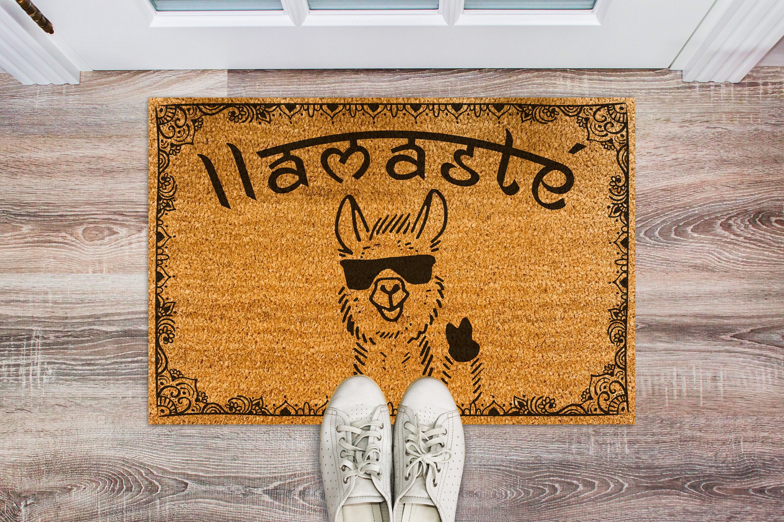 Namaste Coir Pattern All Over Printing Doormat Pre2256