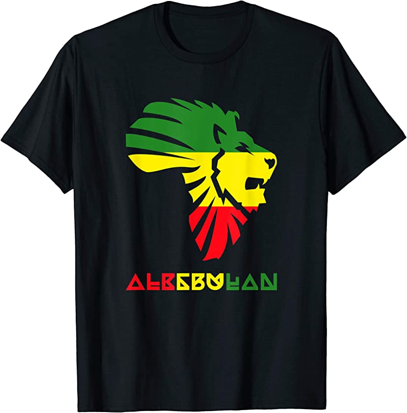 Africa Map Proud African Lion Of Alkebulan For Men & Women T-Shirt