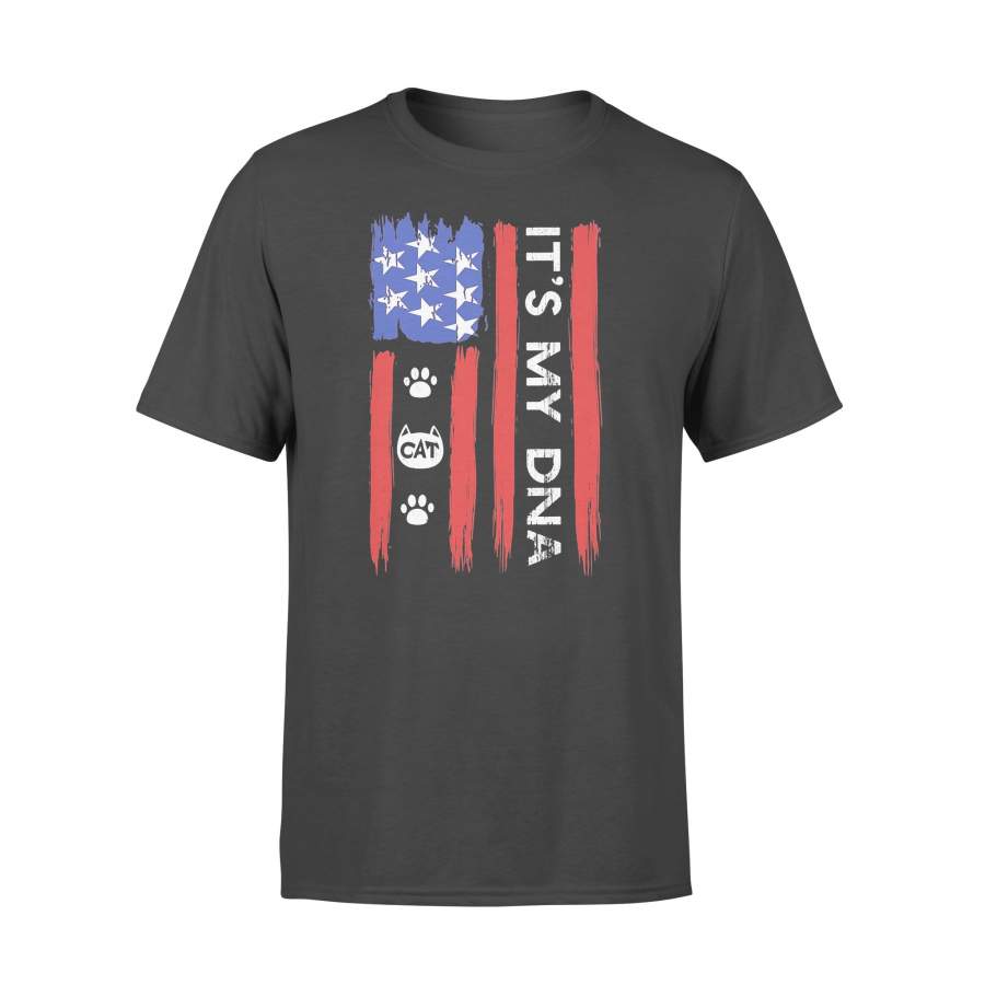 Independence Day It’s My Dna Cat Paw T-shirt