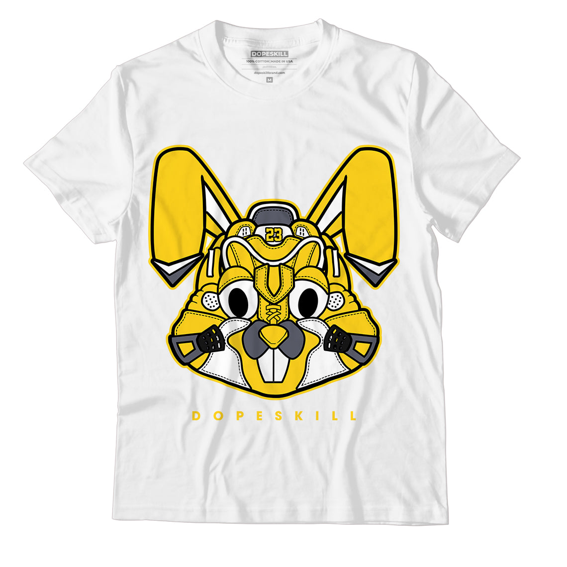 Jordan 4 Lightning Dopeskill T-Shirt Sneaker Rabbit Graphic