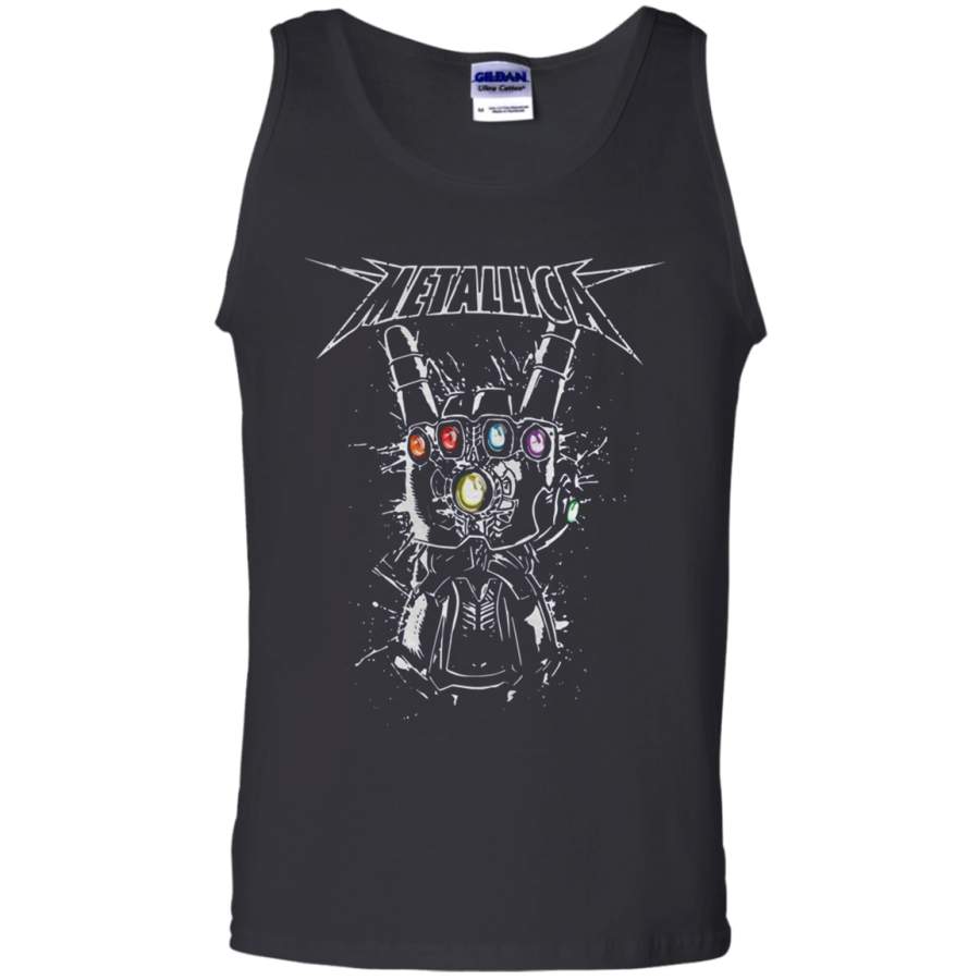 AGR Metallica infinity gauntlet shirt Cotton Tank Top