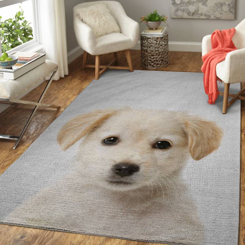 Golden Retriever Puppy – Animals Colorful Area Rug Carpet