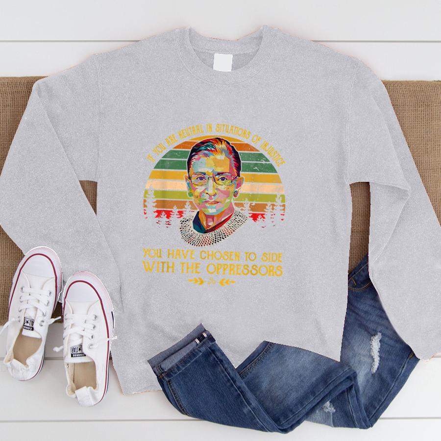 Ruth Bader Ginsburg Notorious RBG TShirt Quote Feminist Gift  Sweatshirt