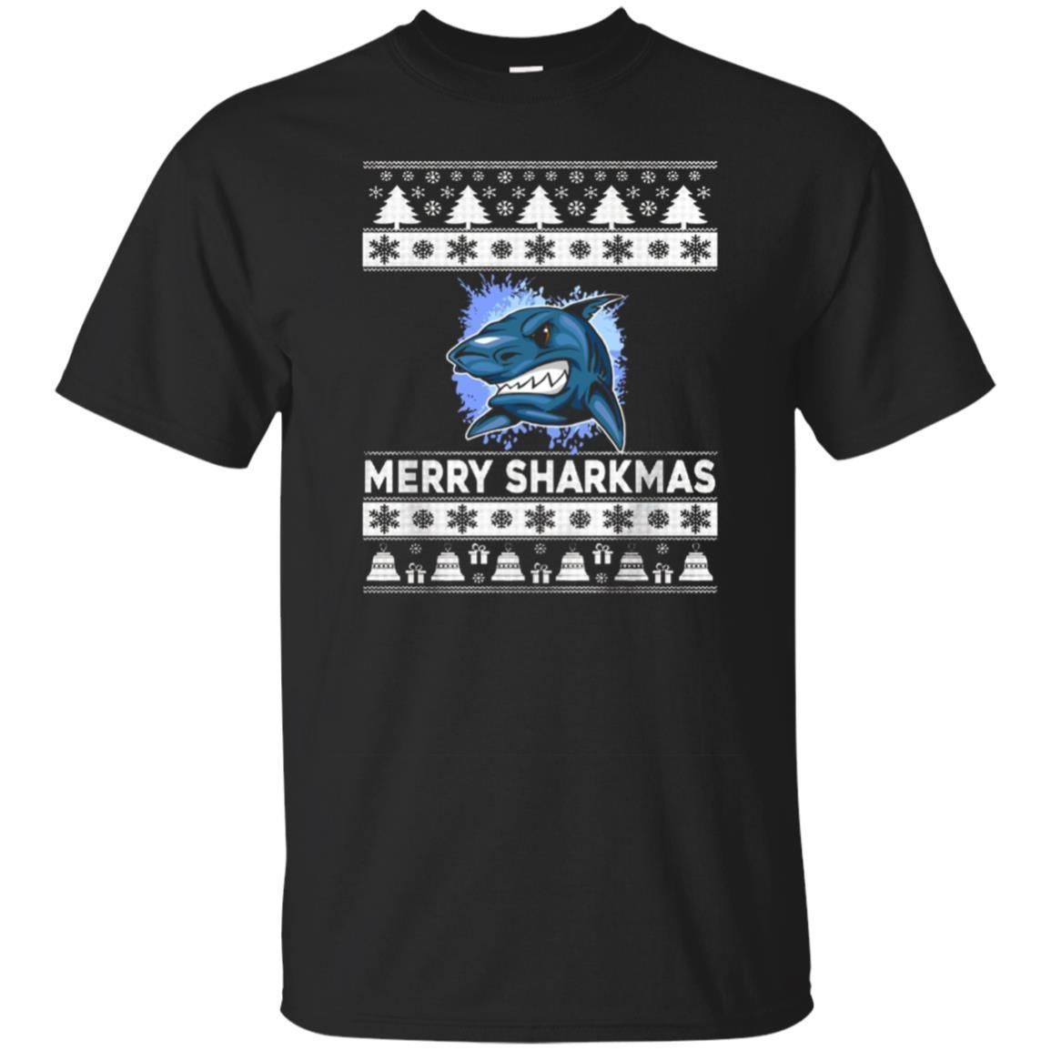 Check out this awesome Vintage Merry Sharkmas Ugly Christmas 2017 T Shirt