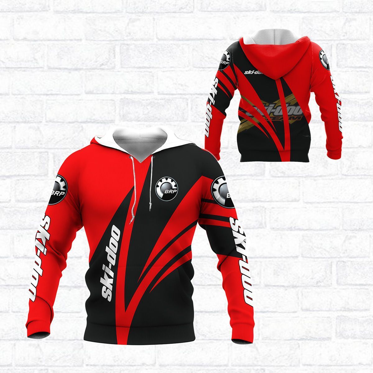 3D All Over Printed Ski-doo AN-LT Shirts Ver1 (Red)