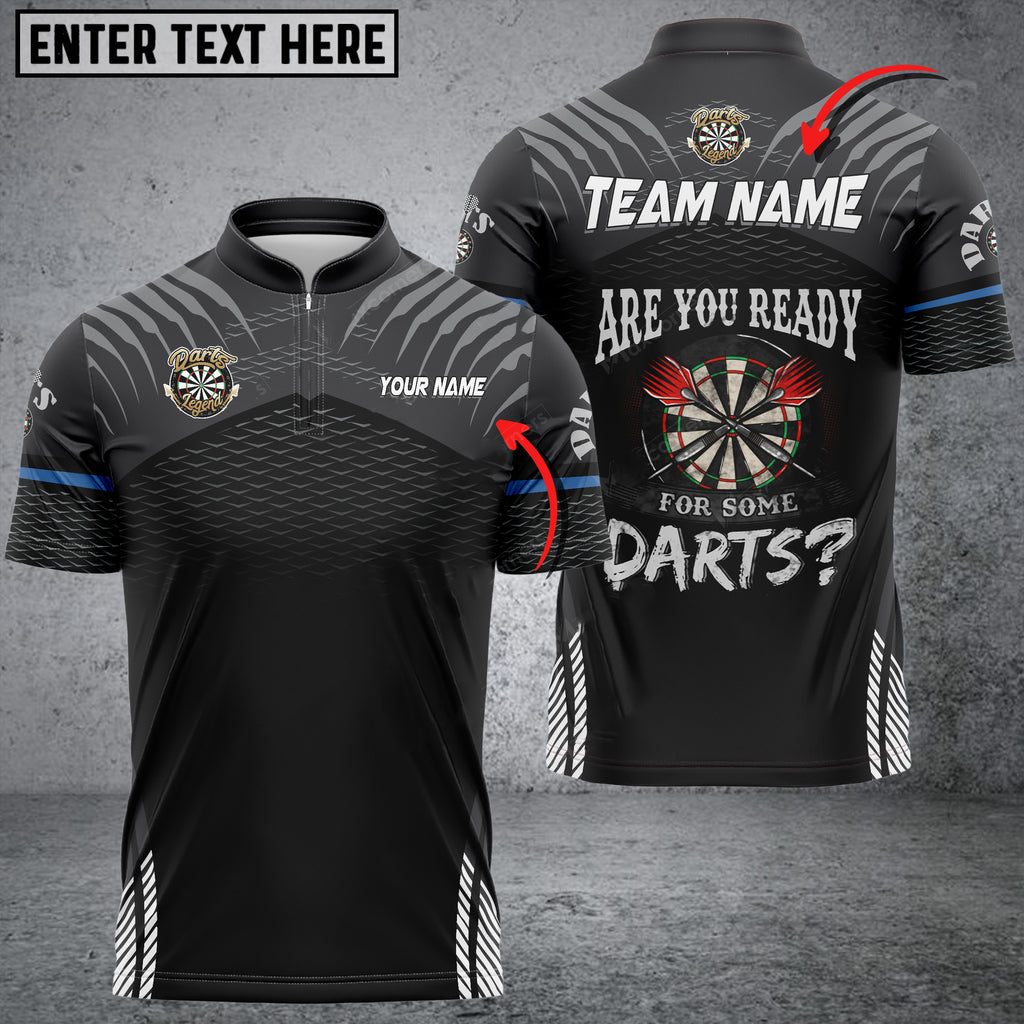 Coolspod Darts Sport Personalized Name Team Multilcolor Dart Jersey, Are You Ready For Some Darts Shirt