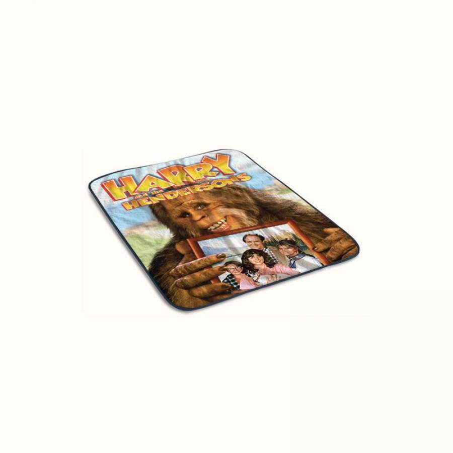 Harry and The Hendersons Movie Poster Fleece Blanket