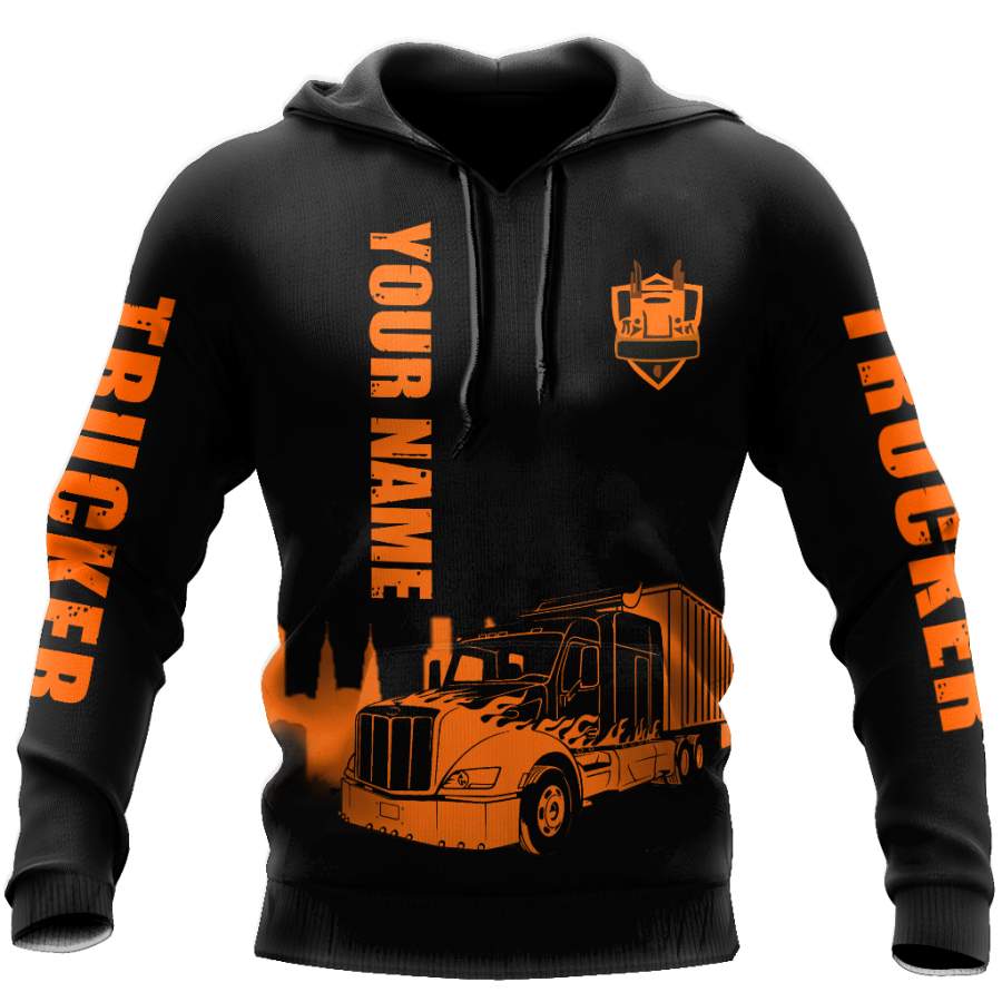 3D Trucker Customized Name HVT02112002 Unisex Shirts