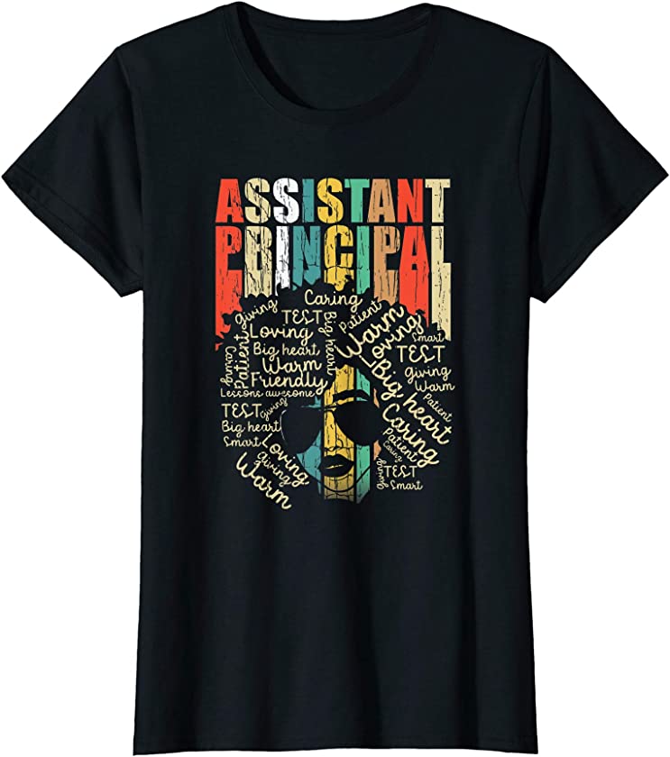 Womens Vintage Assistant Principal Nursing Costume African American T-Shirt