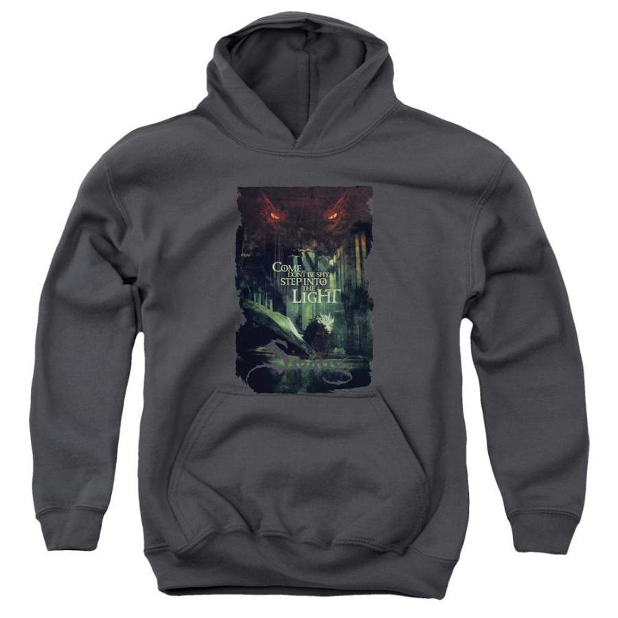 The Hobbit Taunt Kids Youth Hoodie Charcoal