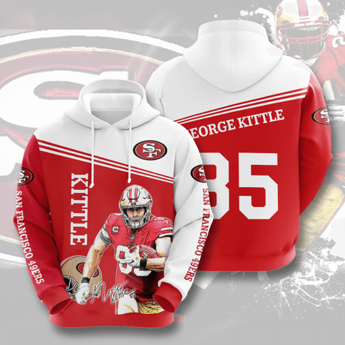 Sports Team George Kittle San Francisco 49Ers No822 Hoodie 3D