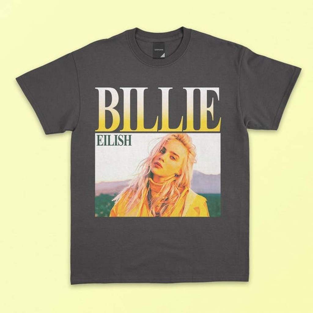 Billie Eilish Inspired Homage Gift for Fan Unisex Sweatshirt Vintage Style 90s T-Shirt