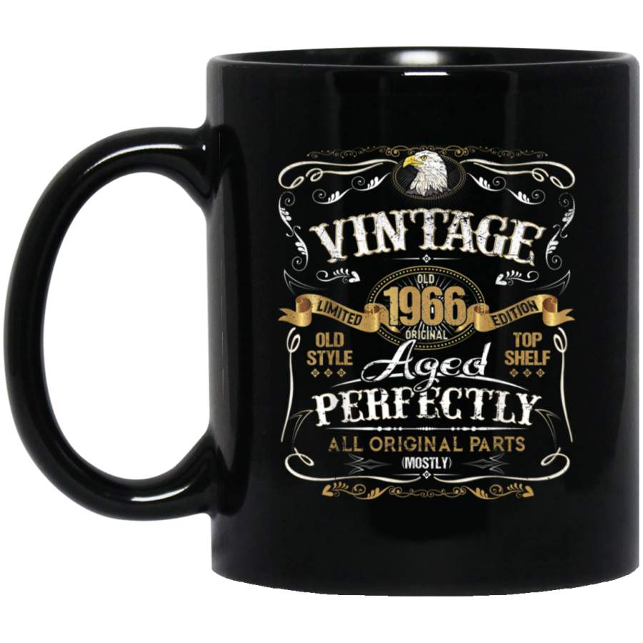 Vintage 53rd Birthday Funny Black Mug