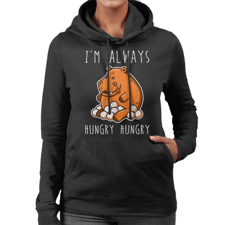 Hungry Hungry Hippos Women’s Hooded Sweatshirt