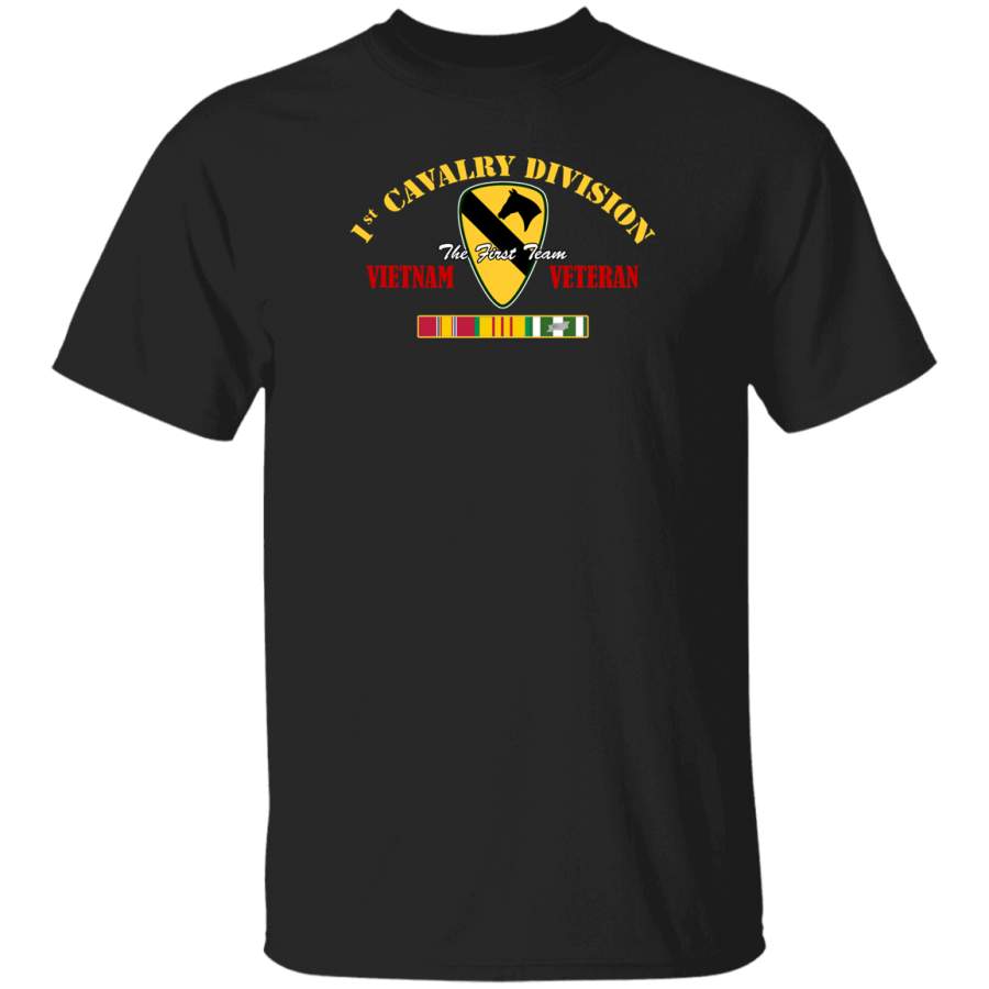 1st Cavalry Division Vietnam Veteran T-Shirt The First Team Veterans Day Christmas Gift Mug