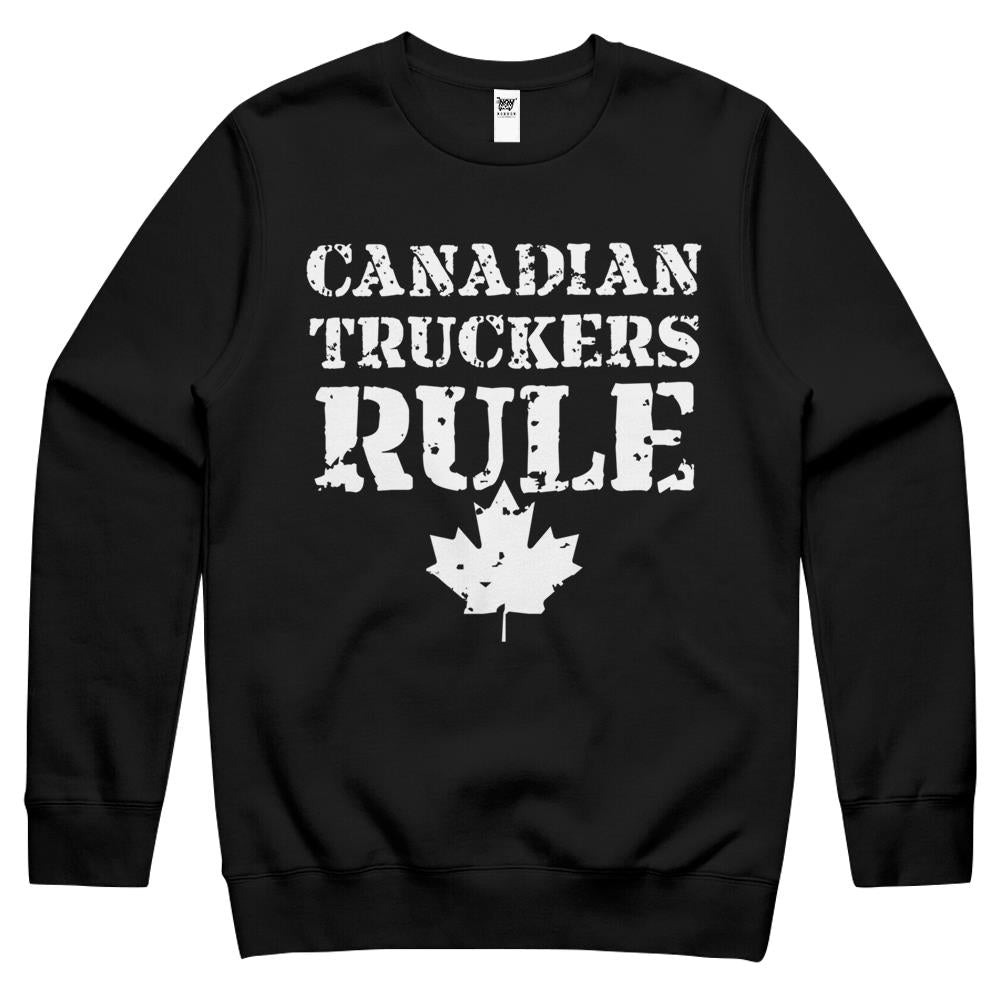 Canadian Truckers Rule Crewneck Sweatshirt